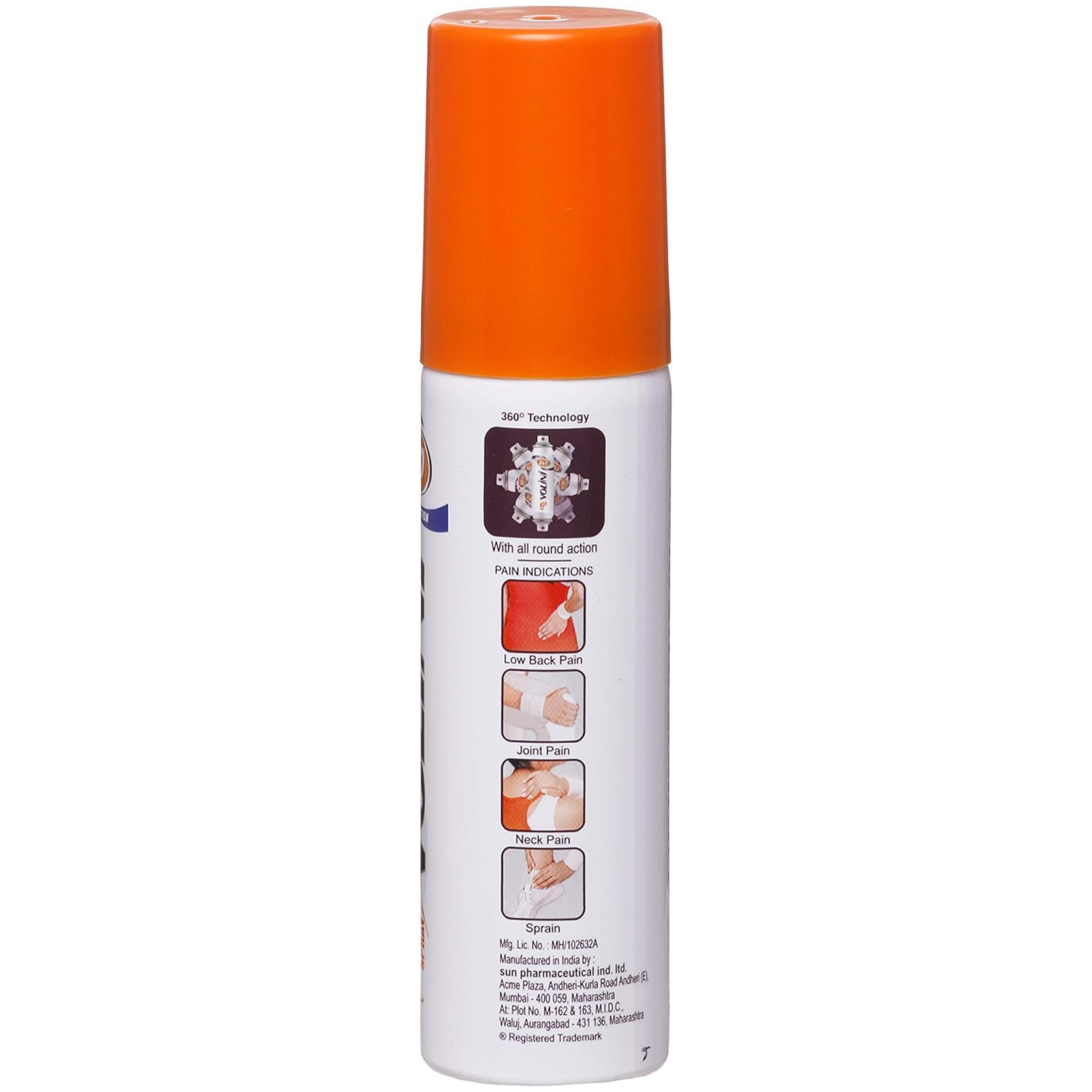 Volini Pain Relief Spray 100g
