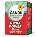 Zandu Ultra Power Balm packaging on a white background