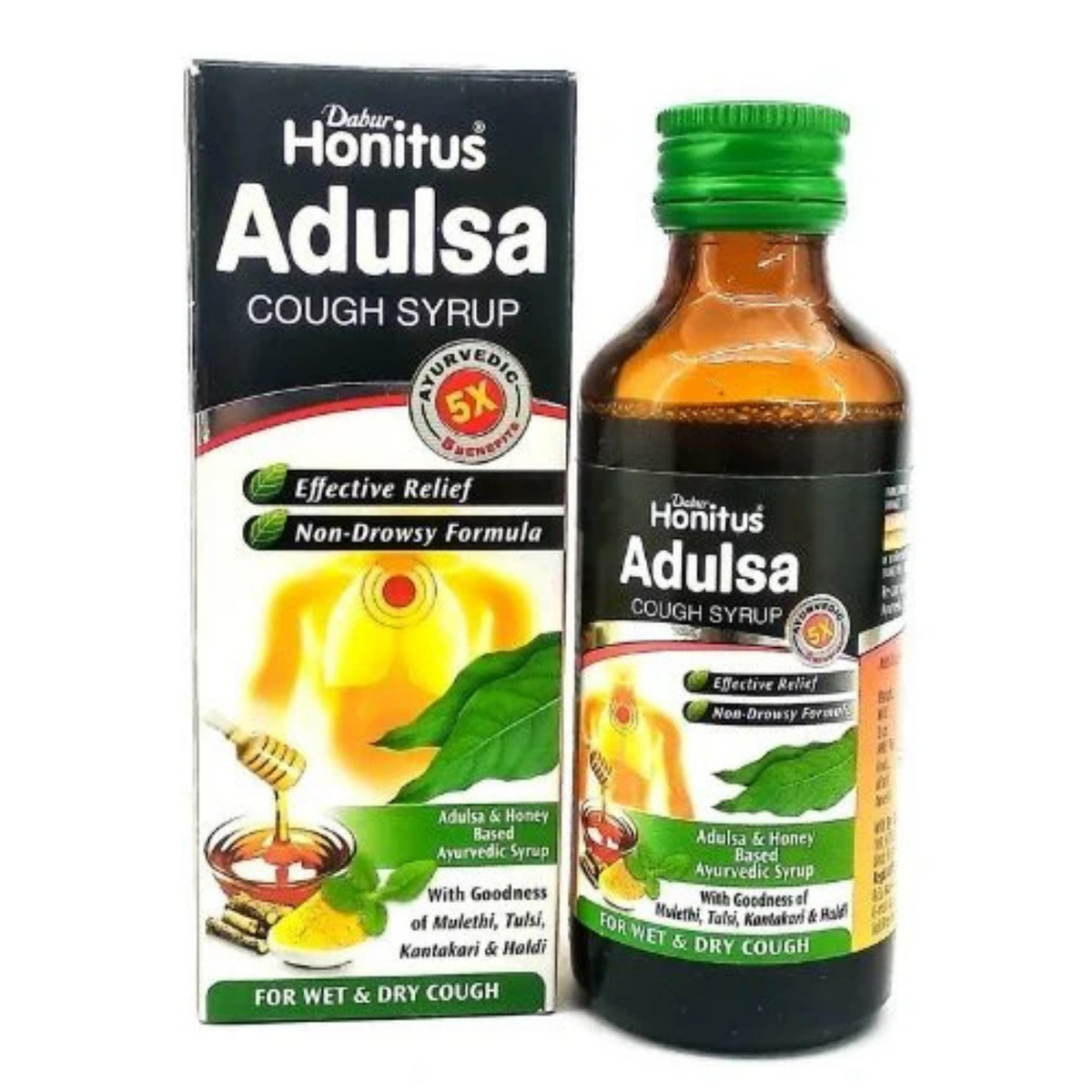 Honitus Adulsa Cough Syrup 100ml – Veda Mart