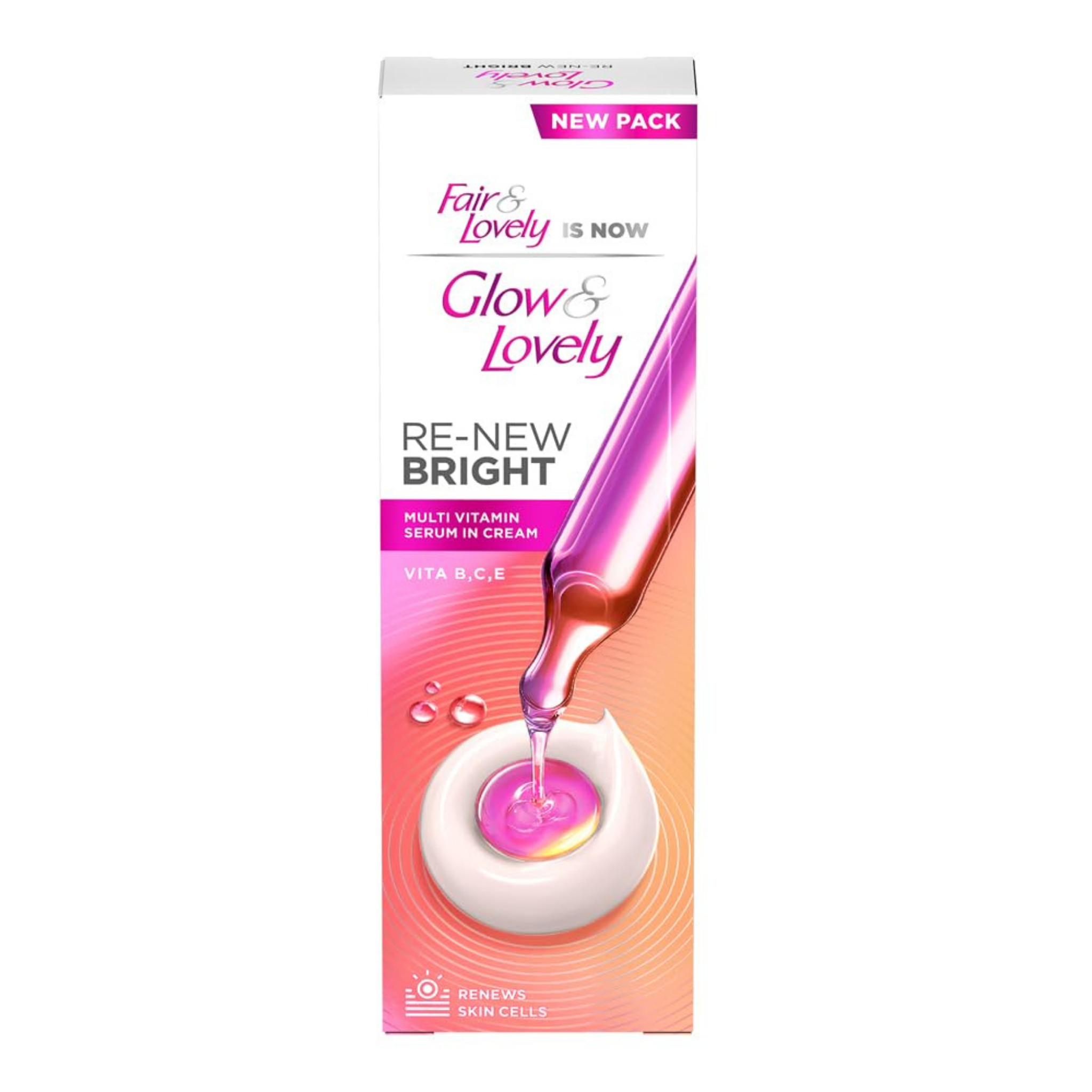 Fair & Lovely Re-New Bright Serum Cream 50g