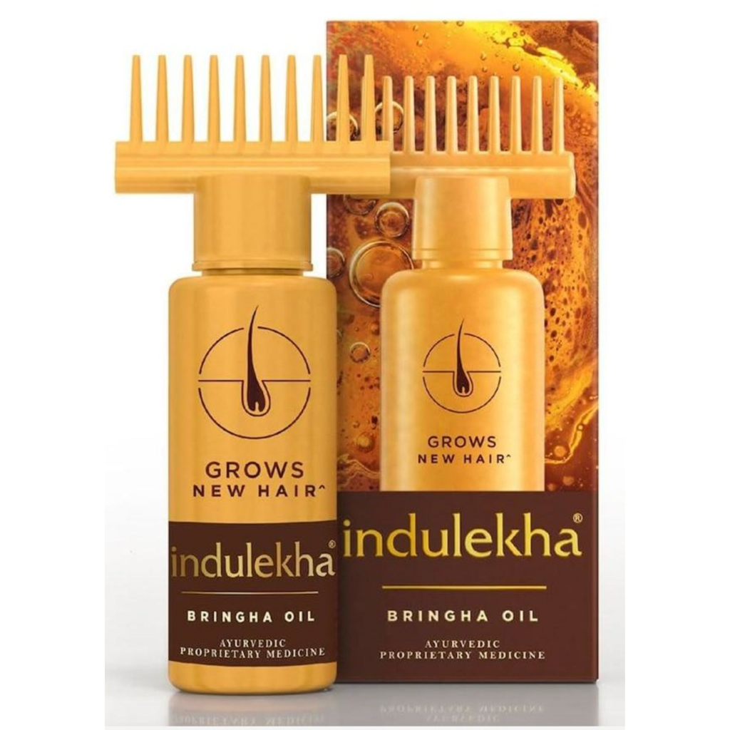 Indulekha Bringha Hair Oil with Comb Attachement