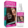 Livon anti-frizz serum packaging and bottle on a white background