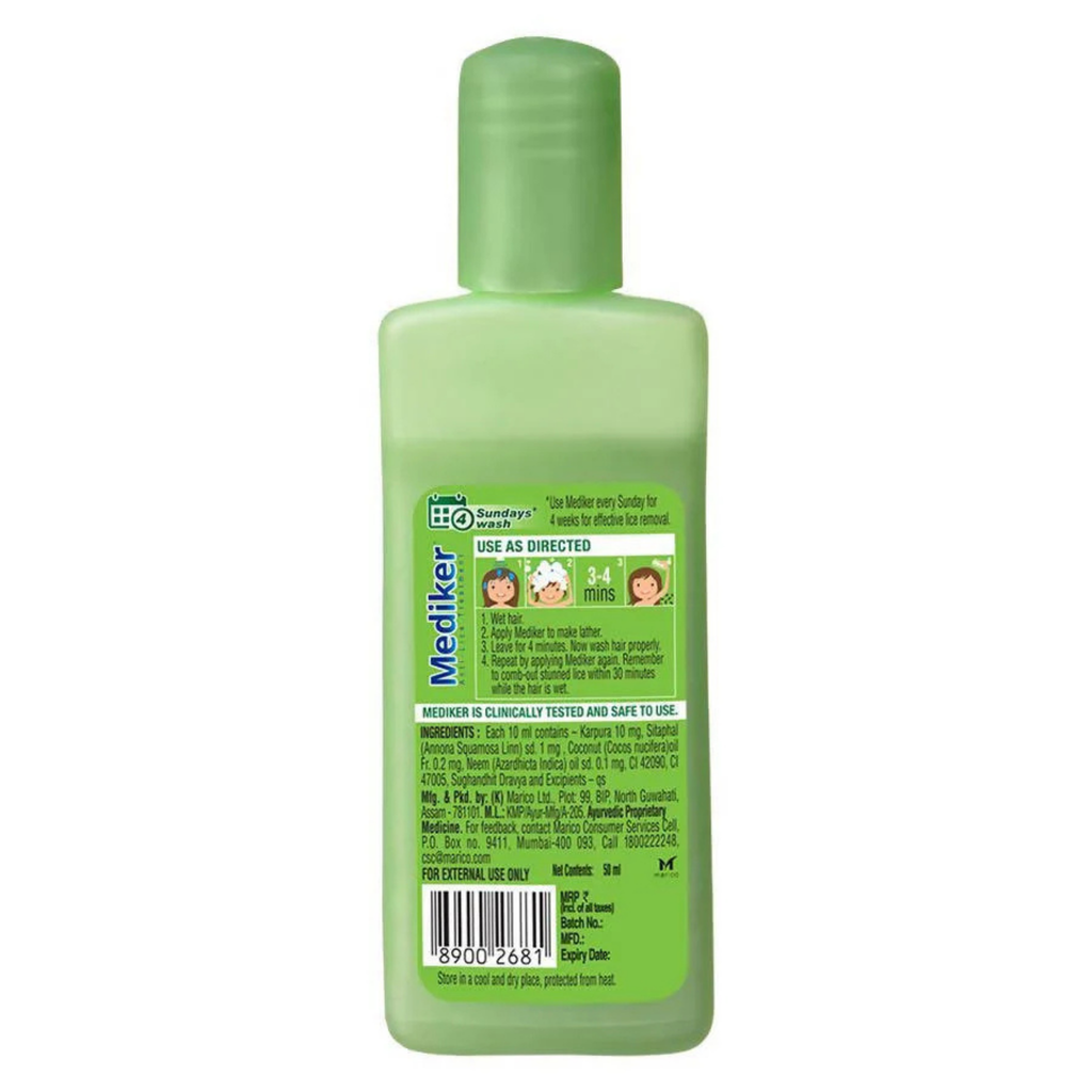 Mediker Anti-Lice Treatment Shampoo 50ml