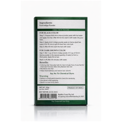 Amir's Indigo Hair Powder 100g