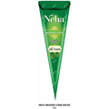 Green Mehndi cone packaging with 'Neha' branding on a white background