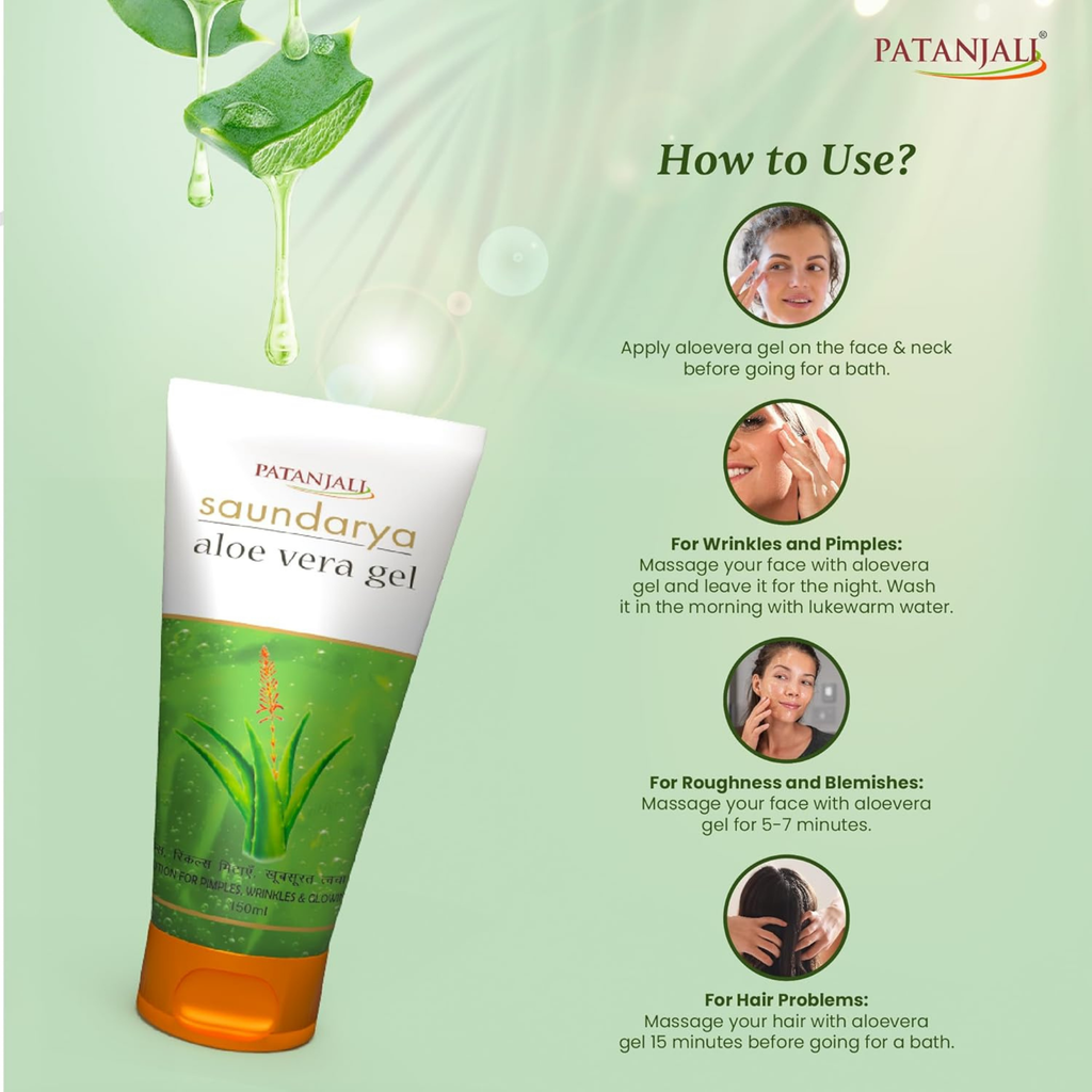 Patanjali	Saundarya Aloe Vera Gel 150ml