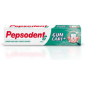 Pepsodent Gum Care toothpaste tube on a white background