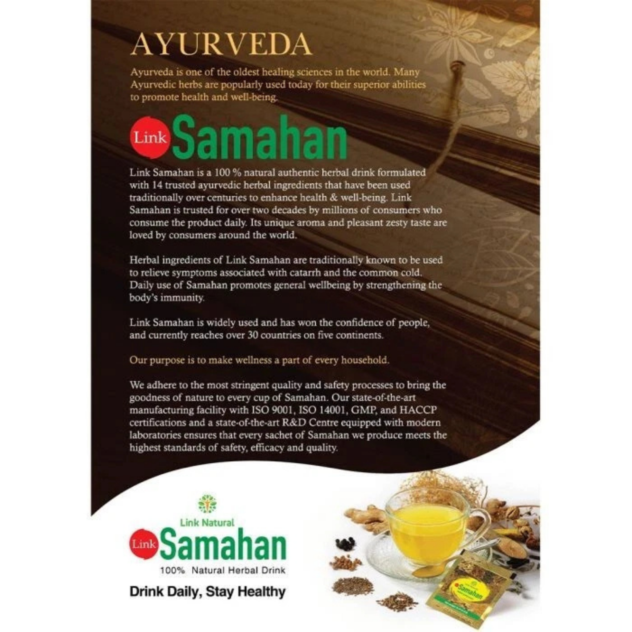 Link Natural Samahan Herbal Drink 30x4g sachets