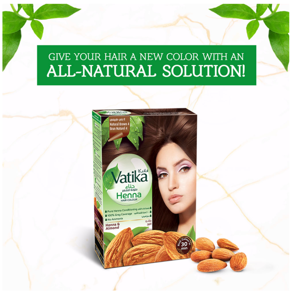 Vatika Henna & Almond Hair Colour 6pk
