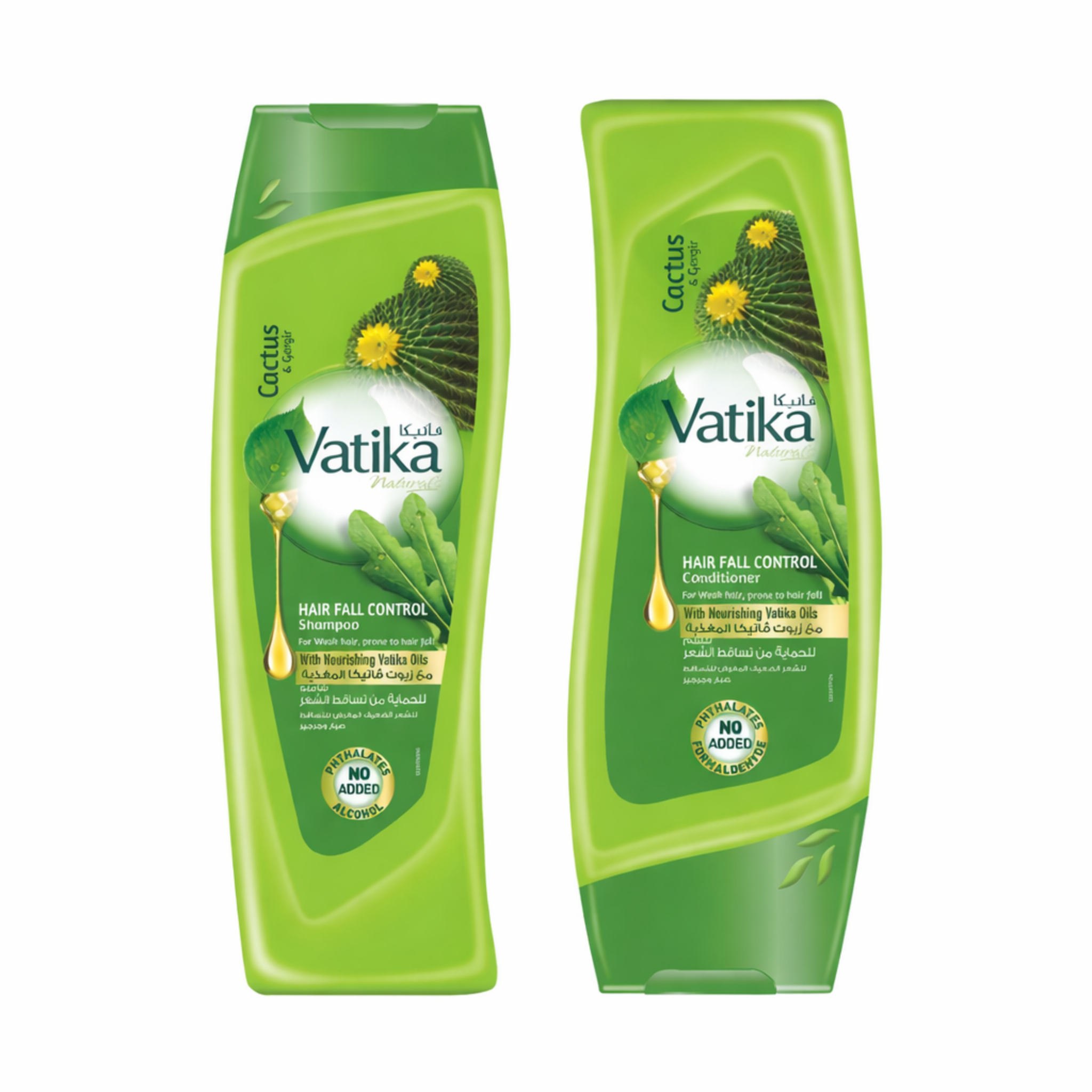 Vatika Cactus & Ginger Shampoo and Conditioner 	400ml