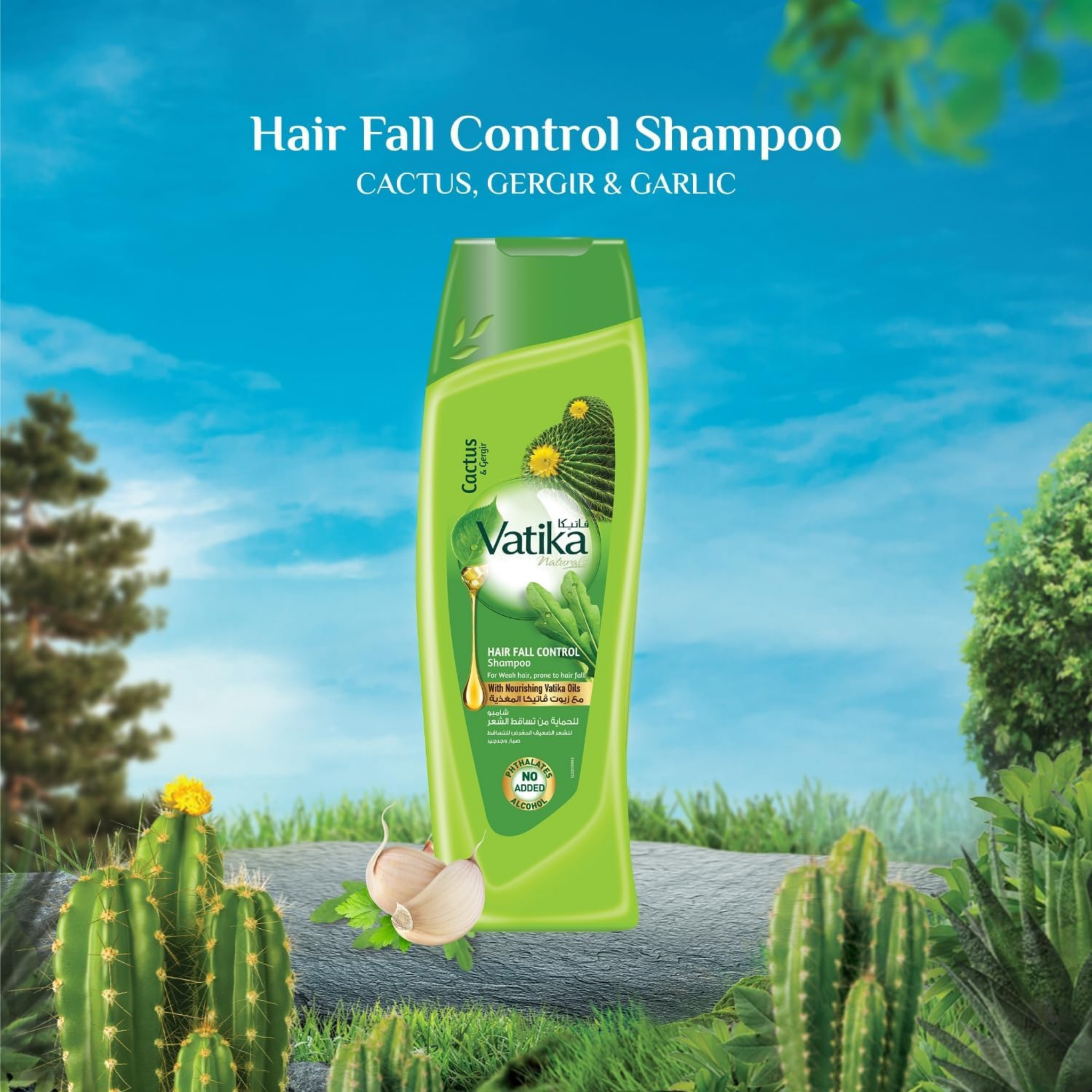 Vatika Cactus & Ginger Shampoo and Conditioner 	400ml