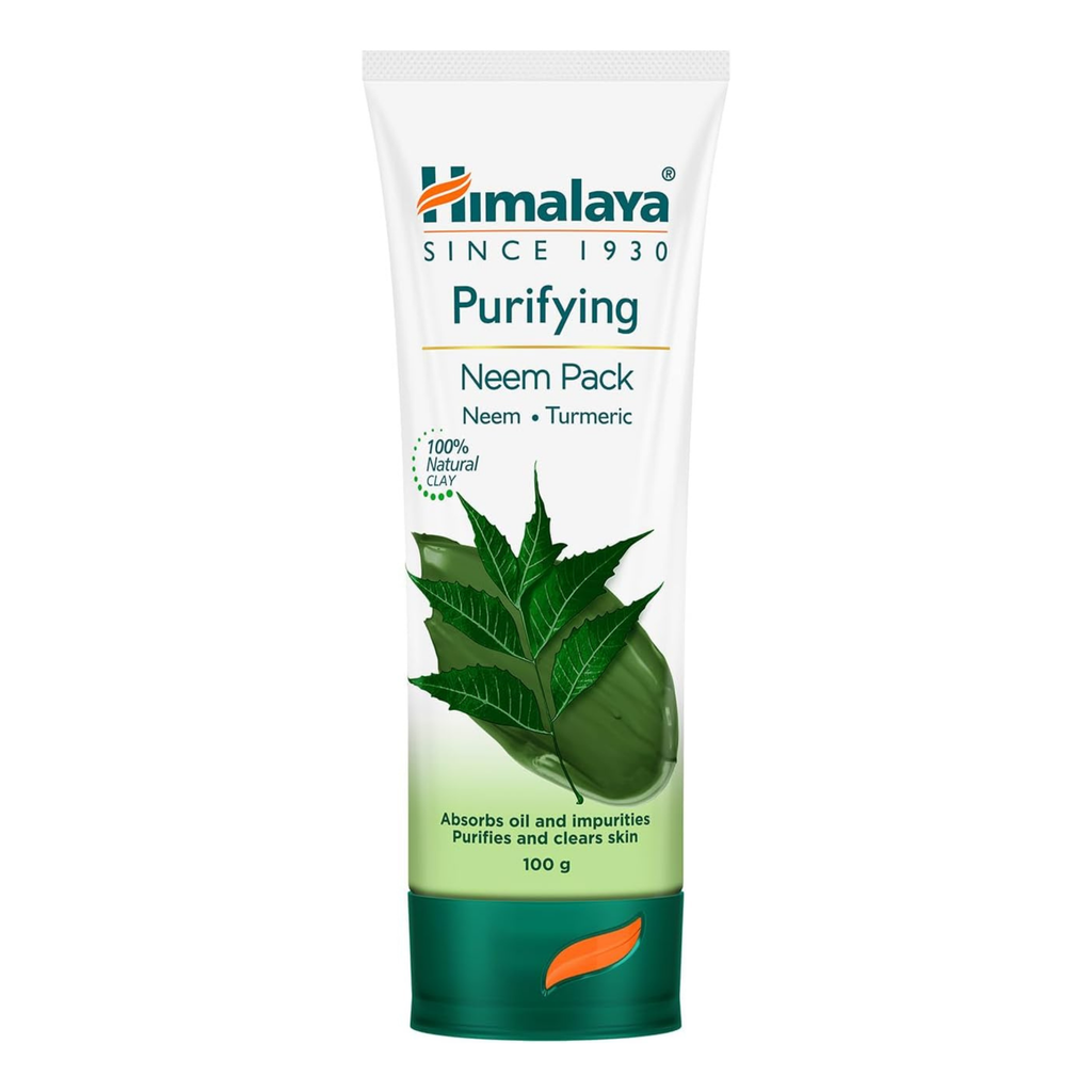 Himalaya Purifying Neem Pack tube on a white background