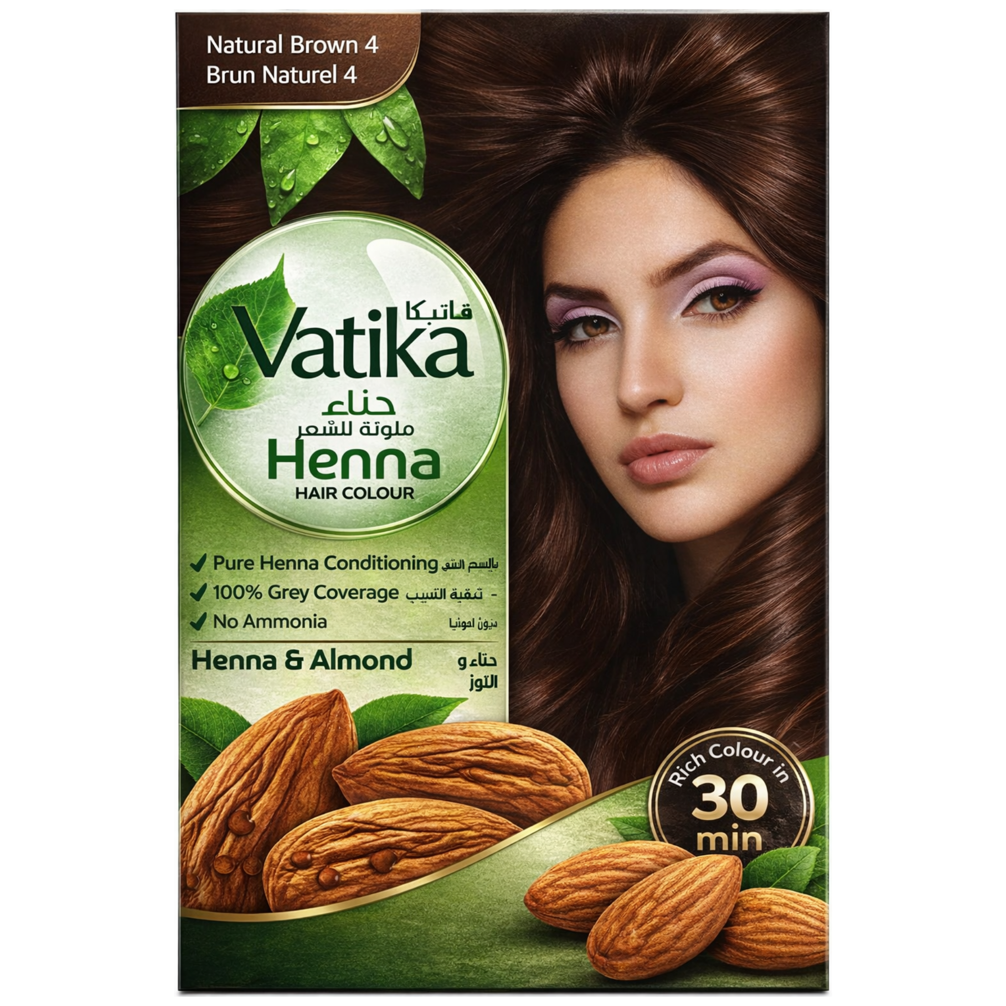 Vatika Henna & Almond Hair Colour 6pk