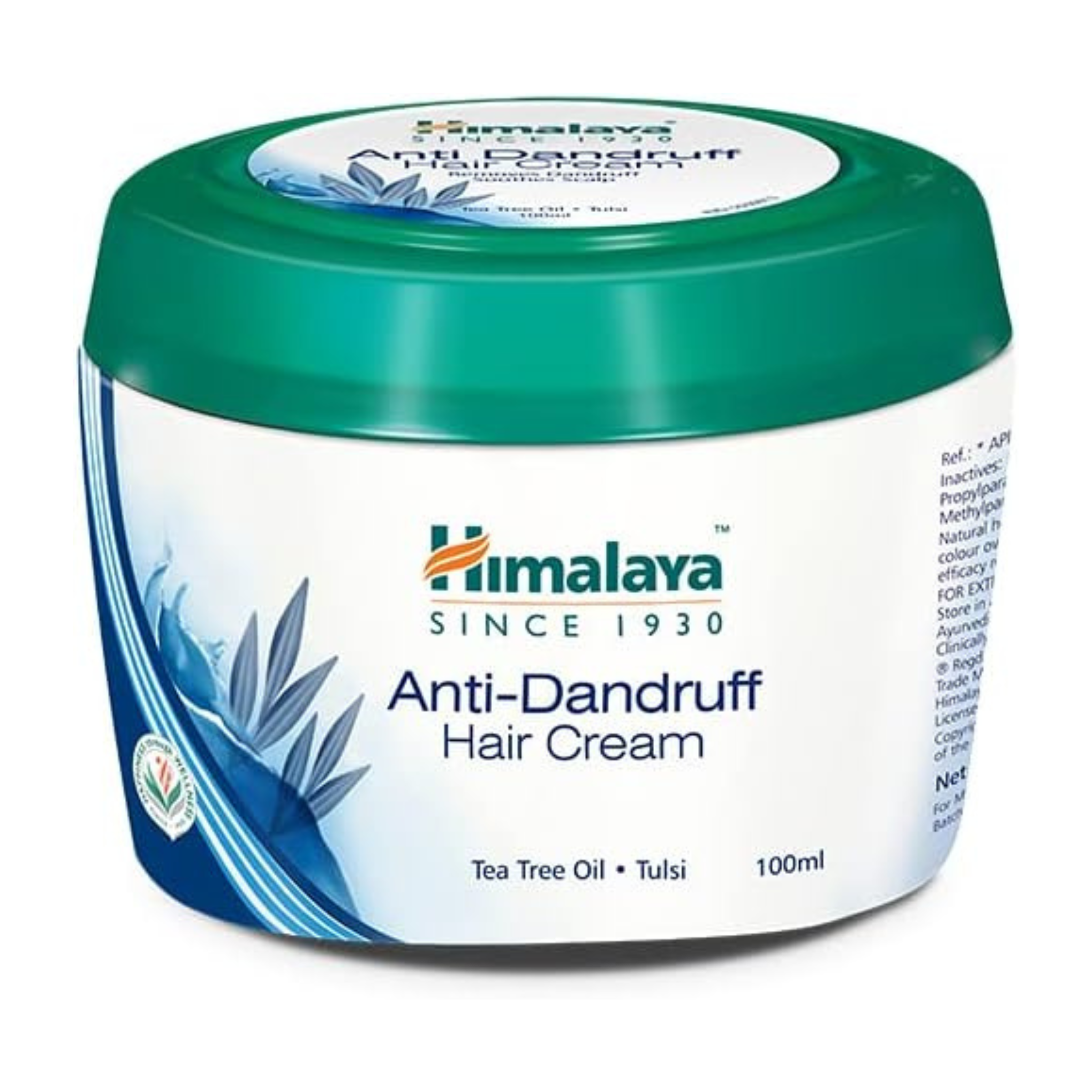 Himalaya Anti-Dandruff Hair Cream jar on a white background