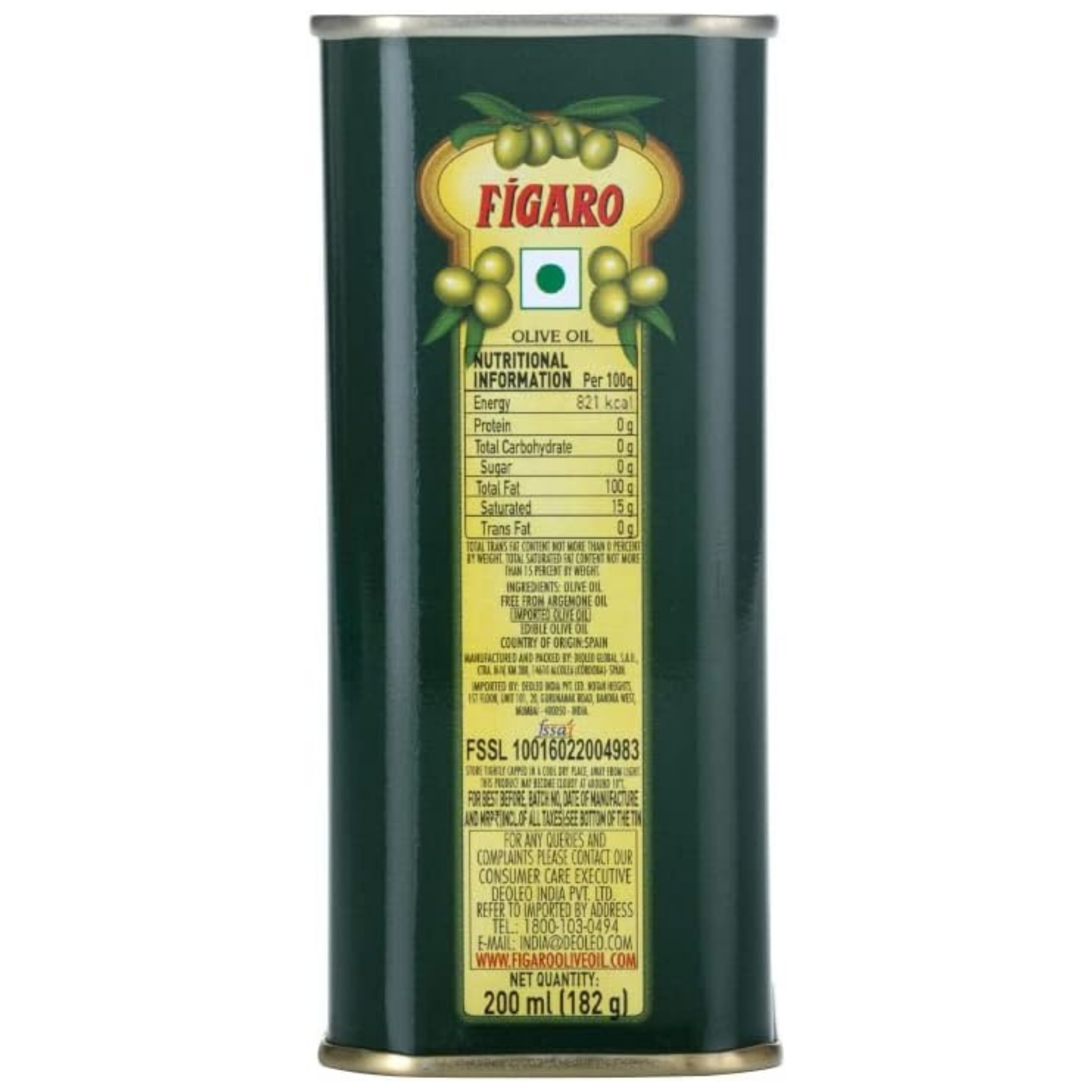 Figaro Spanish Olive Oil 240ml