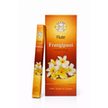 Flute Frangipani incense sticks packaging on a white background