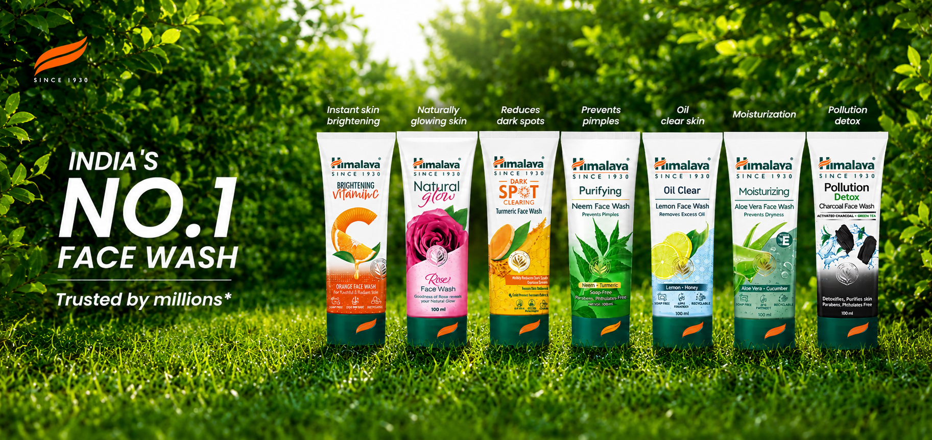 Himalaya Face Wash range - India's No.1 Face Wash